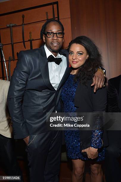 Rapper 2 Chainz and Marsha Ambrosius attend The Hip Hop Inaugural Ball II sponsored by Heineken USA at Harman Center for the Arts on January 20, 2013...