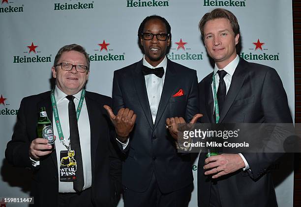 Heineken USA Chief Executive Officer and President Dolf van den Brink poses with 2 Chainz at The Hip Hop Inaugural Ball II sponsored by Heineken USA...