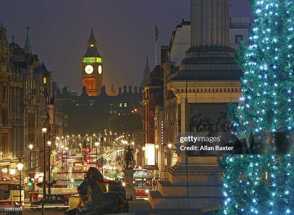 Traflager square at Christmas