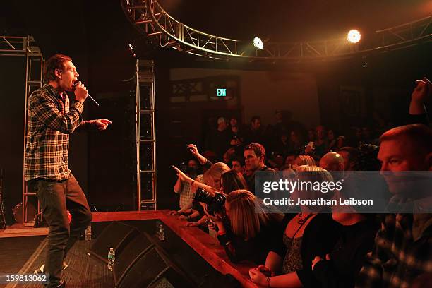 Recording Artist Matisyahu performs onstage at Star Bar on January 20, 2013 in Park City, Utah.