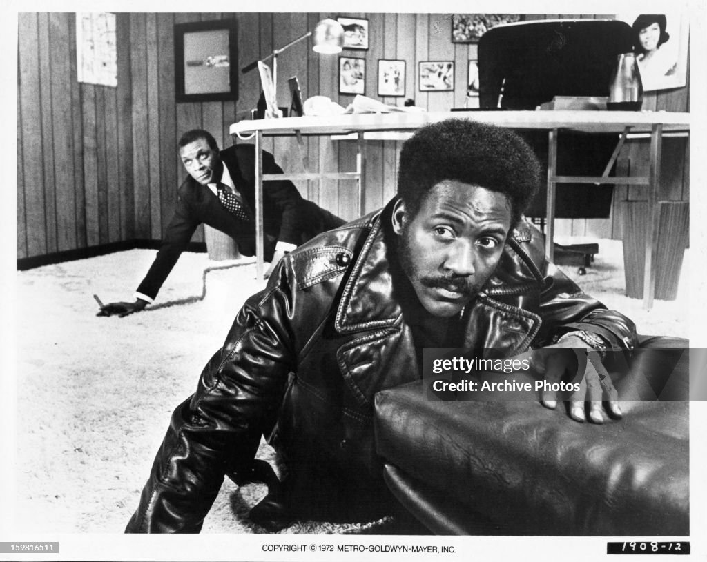 Moses Gunn And Richard Roundtree In 'Shaft's Big Score!'