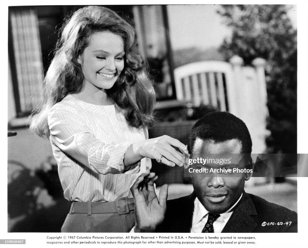 Katharine Houghton And Sidney Poitier In 'Guess Who's Coming to Dinner'