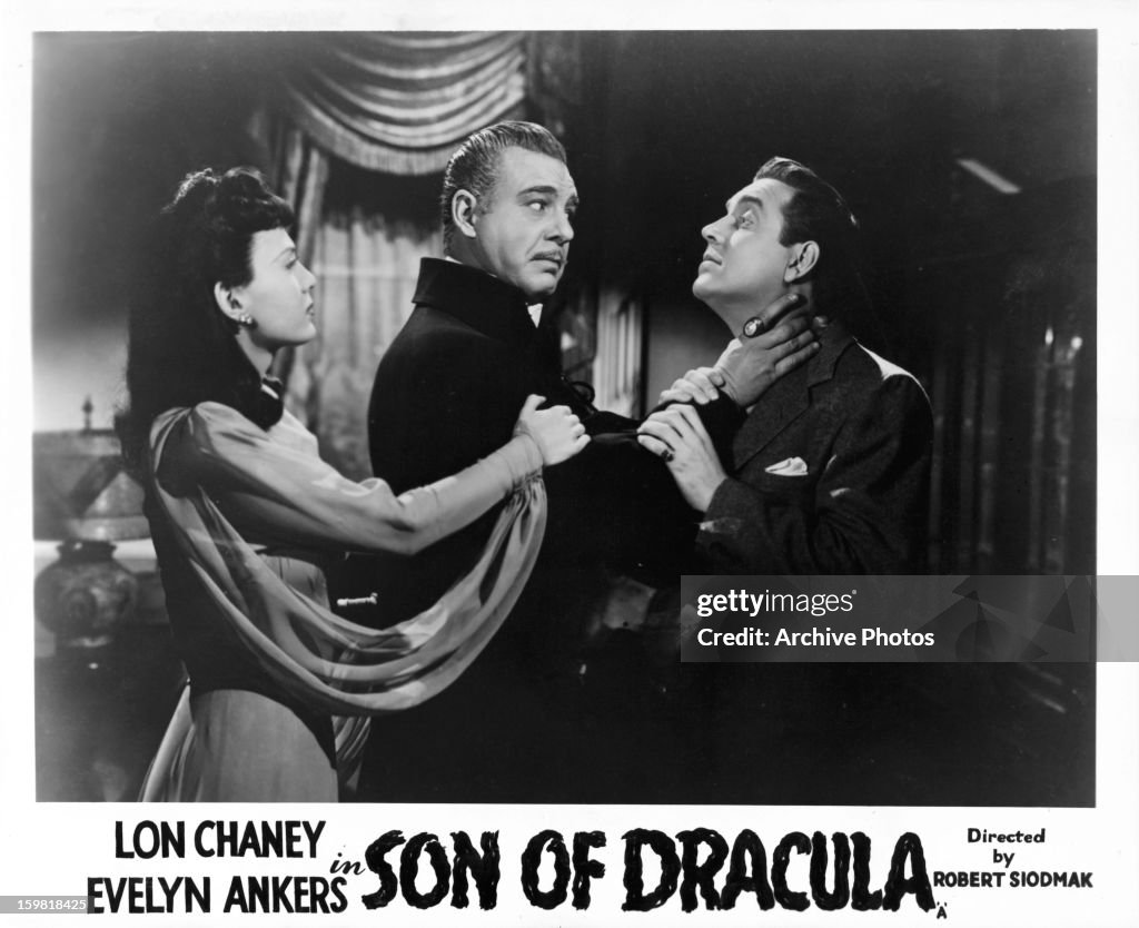 Lon Chaney Jr And Robert Paige In 'Son Of Dracula'