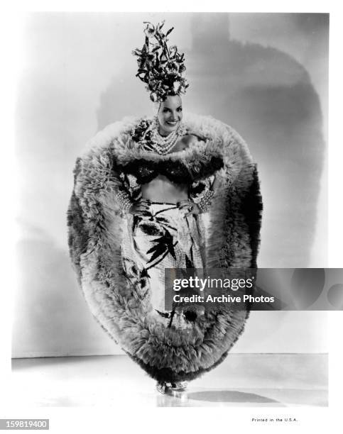 Carmen Miranda publicity portrait, circa 1941.