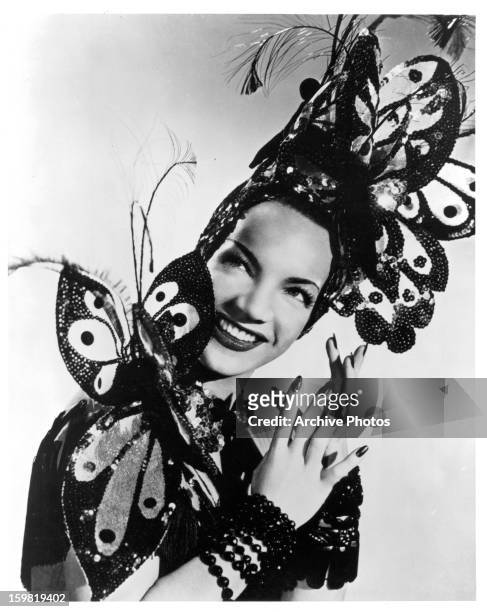 Carmen Miranda publicity portrait, circa 1941.