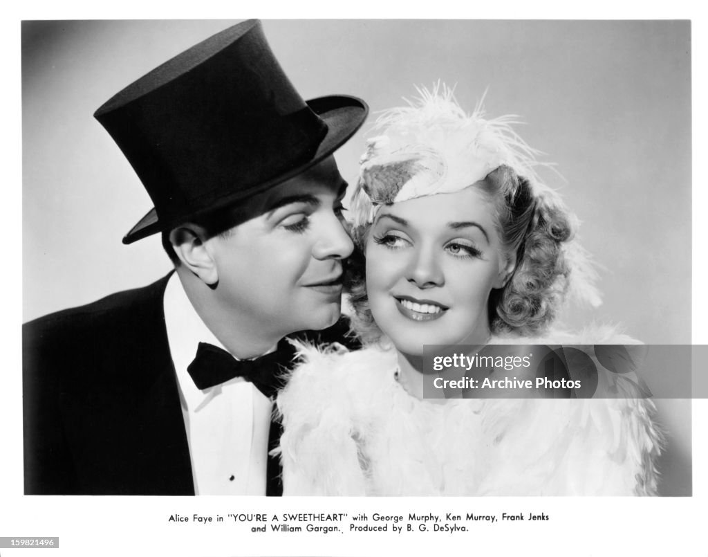 Ken Murray And Alice Faye In 'You're A Sweetheart'