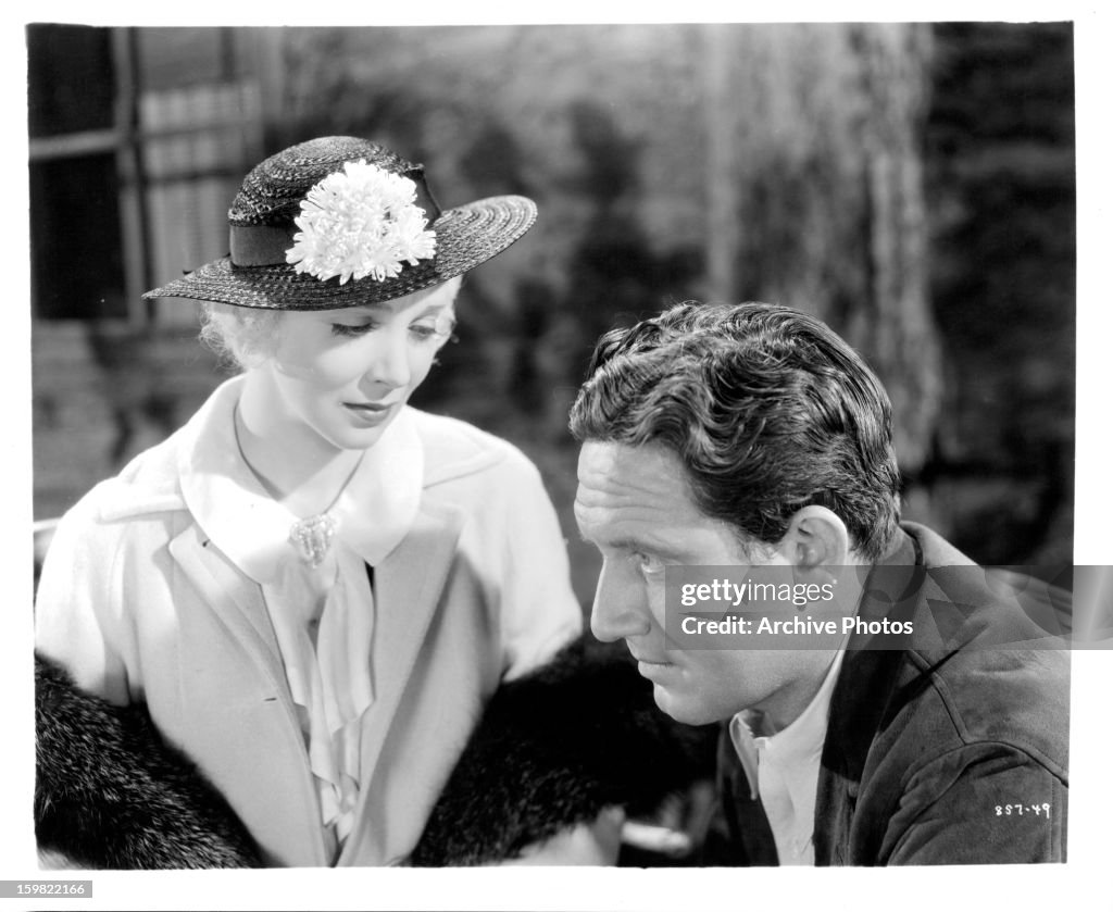 Virginia Bruce And Spencer Tracy In 'Murder Man'