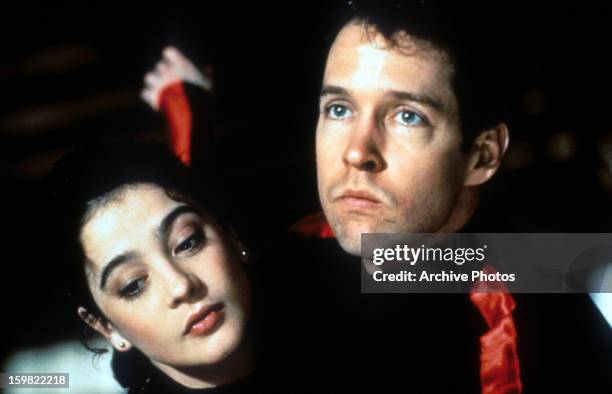 Sweeney and Moira Kelly in a scene from the film 'The Cutting Edge', 1992.