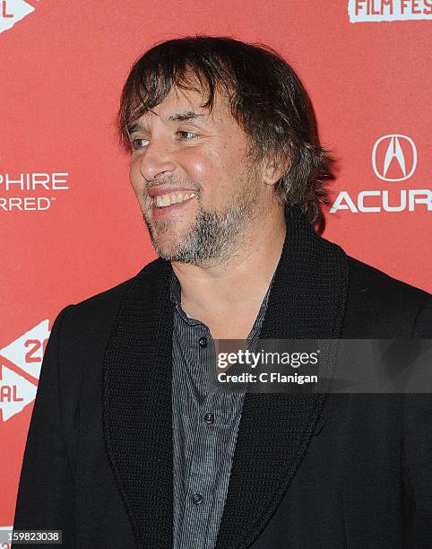 Director Richard Linklater attends the 'Before Midnight' premiere at Eccles Center Theatre during the 2013 Sundance Film Festival on January 20, 2013...