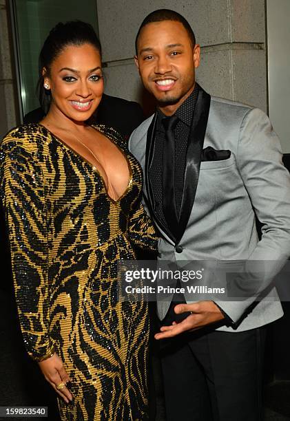 LaLa Anthony and Terrence J attend The Hip-Hop Inaugural Ball II at Harman Center for the Arts on January 20, 2013 in Washington, DC.