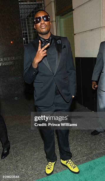 Meek Mill attends The Hip-Hop Inaugural Ball II at Harman Center for the Arts on January 20, 2013 in Washington, DC.