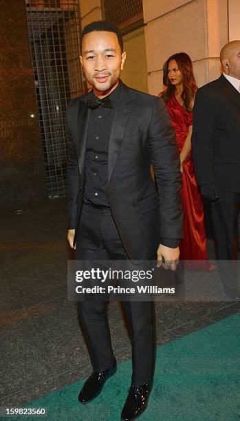 John Legend attends The Hip-Hop Inaugural Ball II at Harman Center for the Arts on January 20, 2013 in Washington, DC.