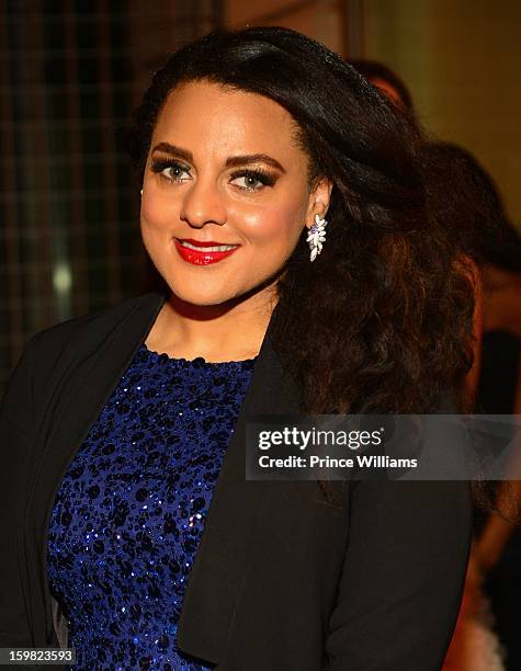 Marsha Ambrosius attends The Hip-Hop Inaugural Ball II at Harman Center for the Arts on January 20, 2013 in Washington, DC.