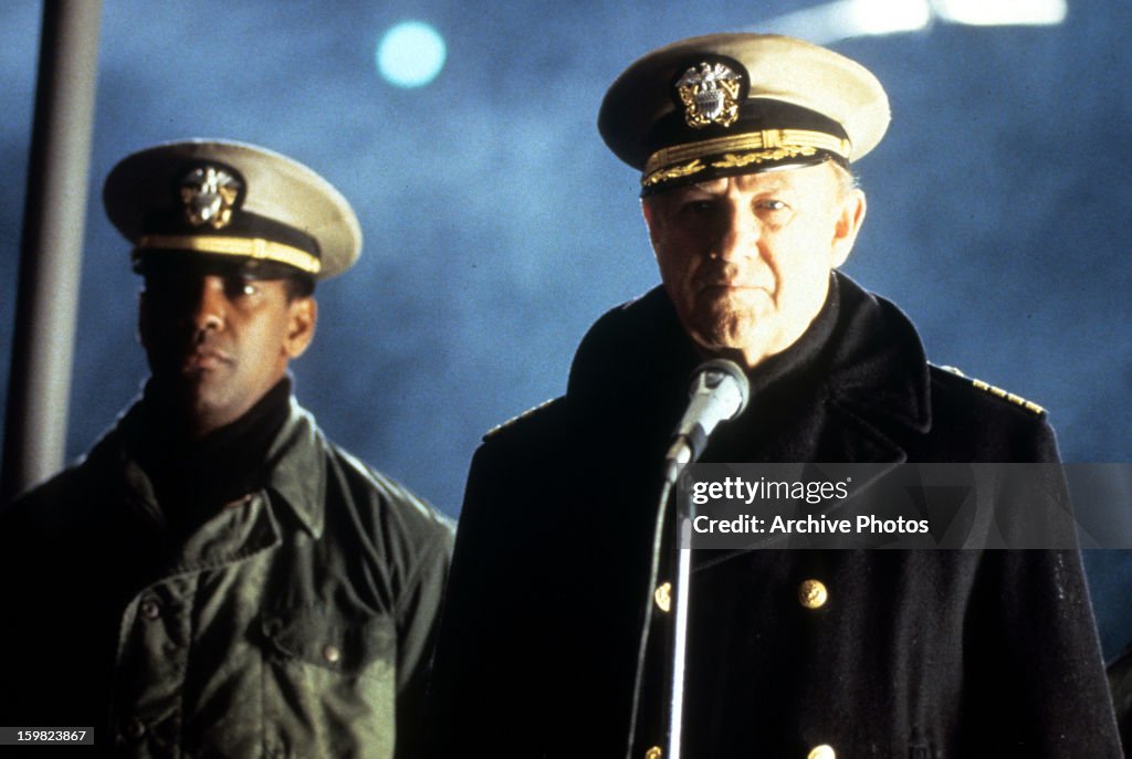 Denzel Washington And Gene Hackman In 'Crimson Tide'