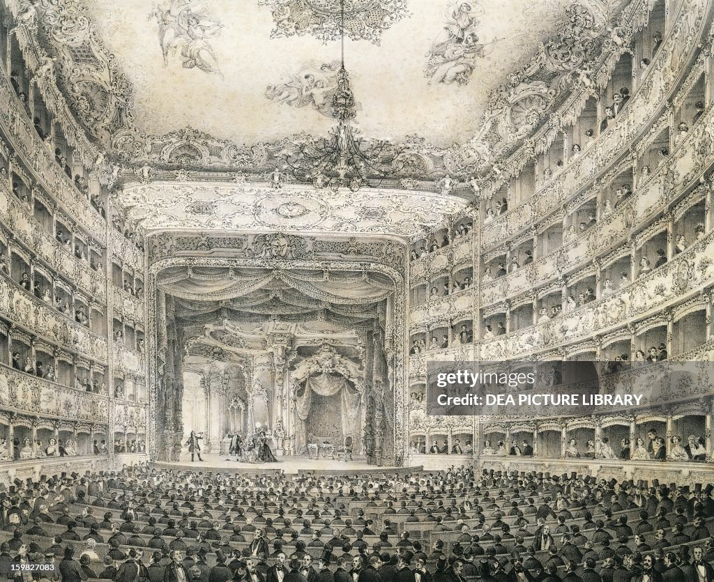 Lyric opera at Teatro La Fenice in Venice...