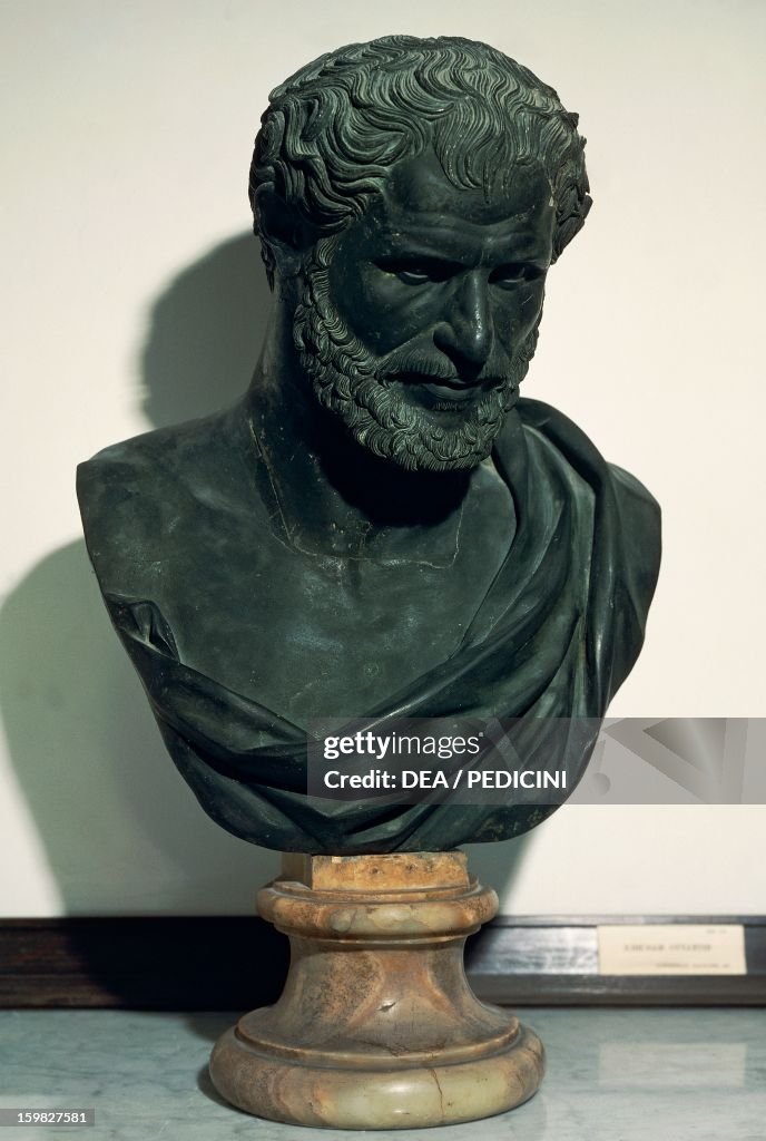 Bust of Democritus...
