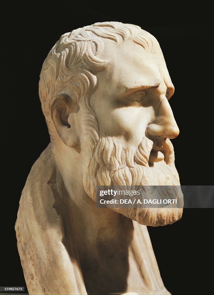 Bust of Zeno of Citium...
