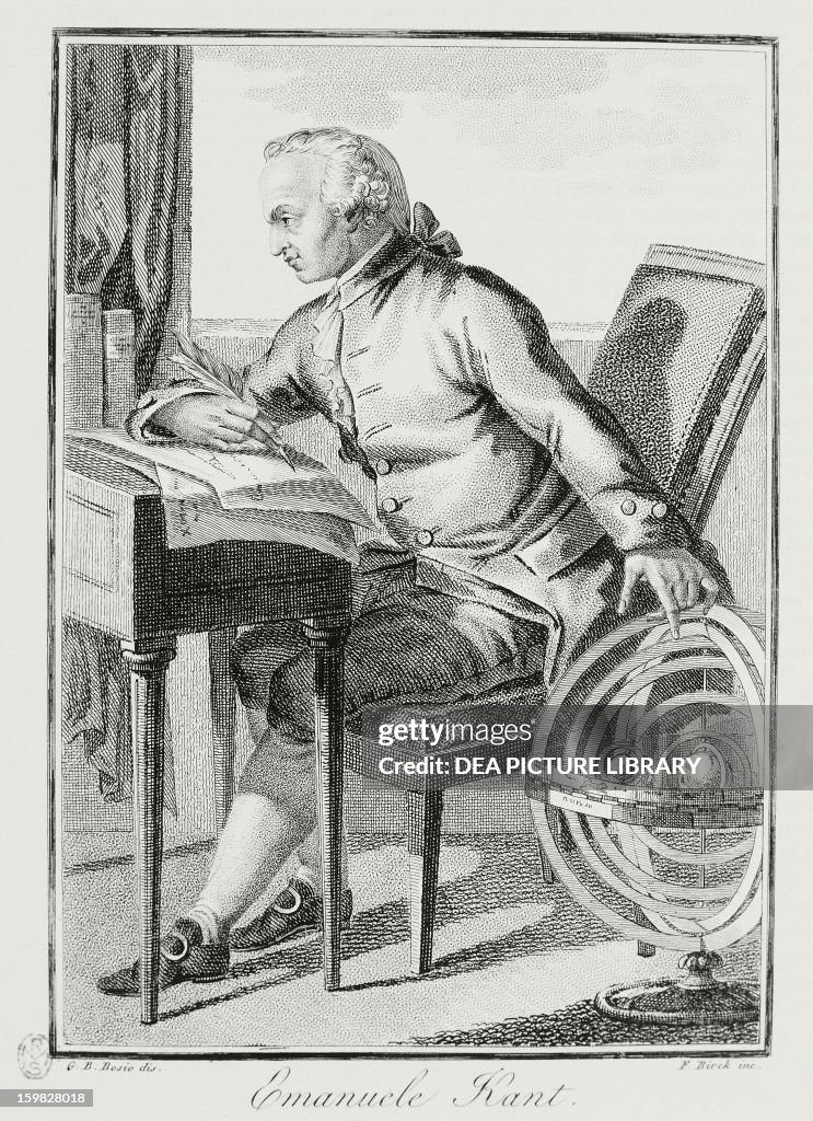 Portrait of Immanuel Kant , German philosopher. News Photo - Getty Images