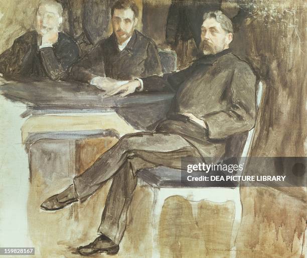 Jacques-Emile Blanche , Paul Morand and Stephane Mallarme . Rouen, Musée Des Beaux-Arts
