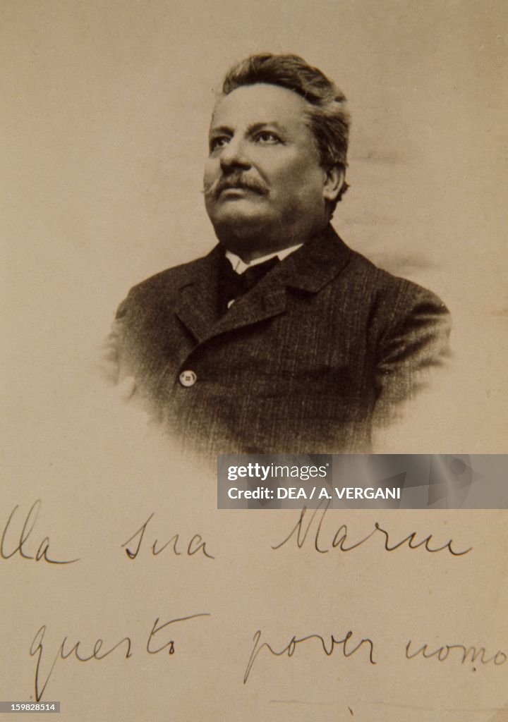 Portrait of Giovanni Pascoli...