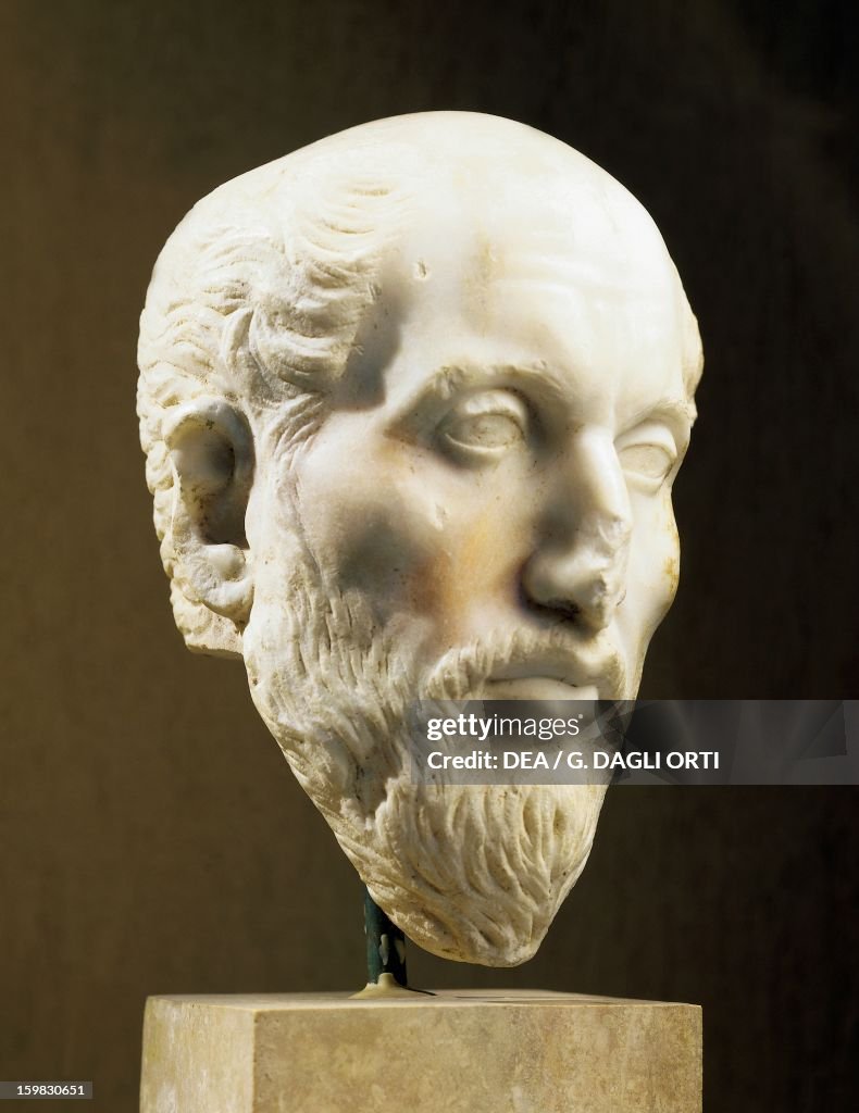 Bust of Plotinus...