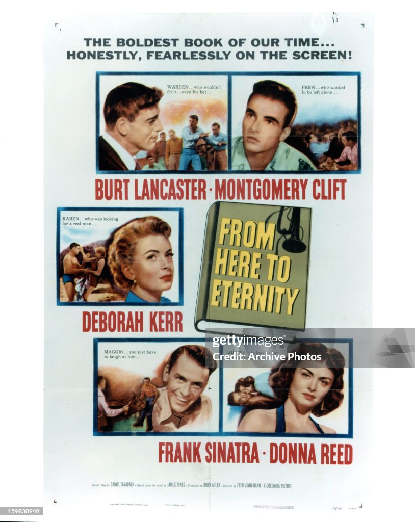 Burt Lancaster And Montgomery Clift In 'From Here To Eternity'