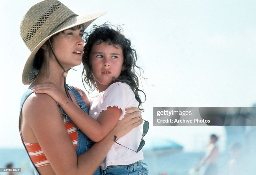 Demi Moore And Rumer Willis In 'Striptease'