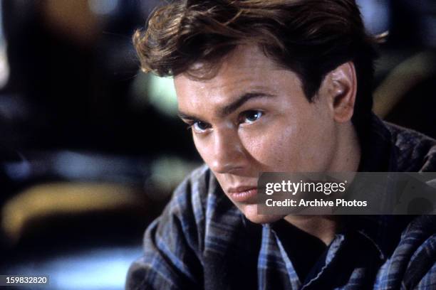 River Phoenix in a scene from the film 'Sneakers', 1992.