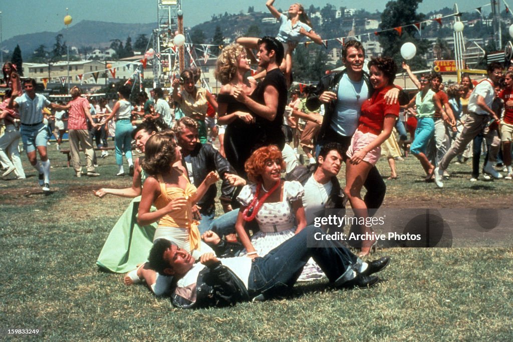 Olivia Newton John And John Travolta In 'Grease'