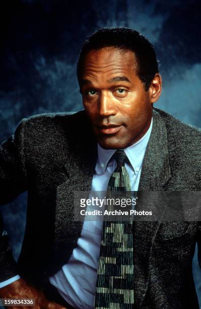 Simpson in publicity portrait for the film 'Naked Gun 33 1/3: The Final Insult', 1994.