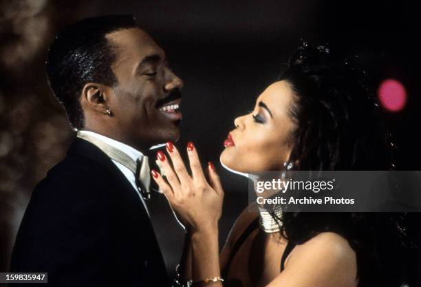 Eddie Murphy and Robin Givens in a scene from the film 'Boomerang', 1992.