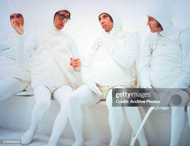 Woody Allen as a sperm in a scene from the film 'Every Thing You Always Wanted To Know About Sex * But Were Afraid To Ask', 1972.