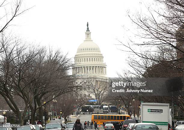 General view of the atmosphere at the 57th Presidential Inauguration at on January 21, 2013 in Washington, United States.