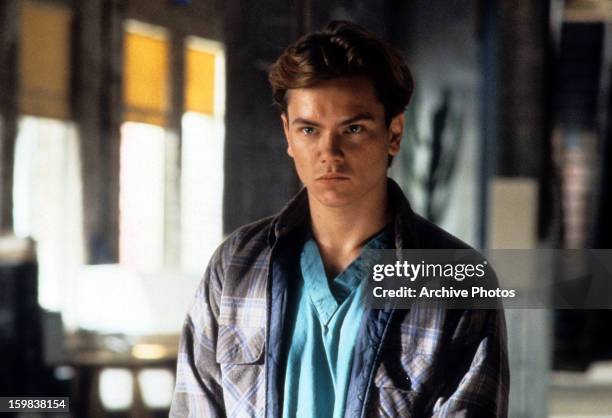 River Phoenix in a scene from the film 'Sneakers', 1992.