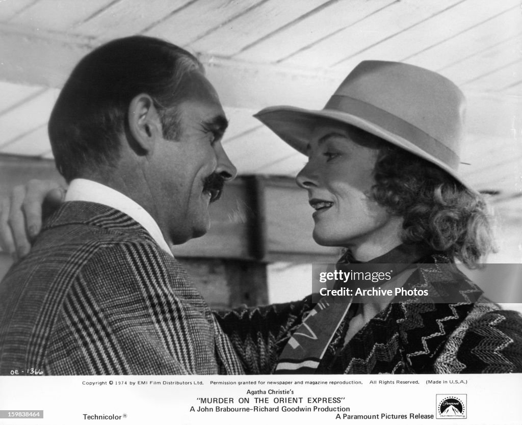 Sean Connery And Vanessa Redgrave In 'Murder On The Orient Express'