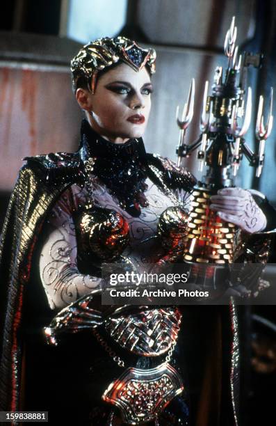 Meg Foster as Evil-Lyn in a scene from the film 'Masters Of The Universe', 1987.