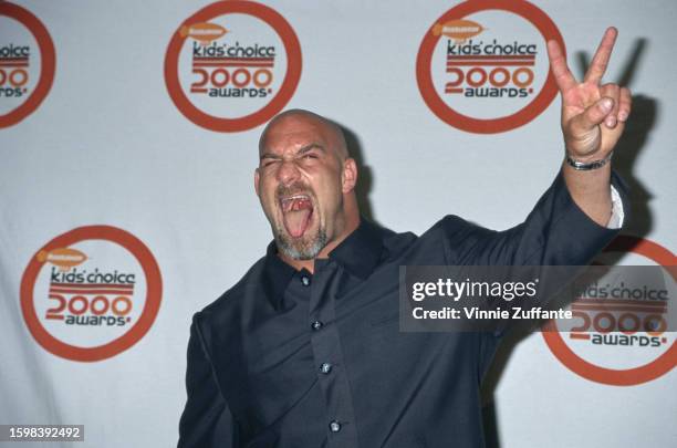 Bill Goldberg attends the Kids Choice Awards 2000 at Hollywood Bowl in Hollywood, California, United States, 13th April 2000.