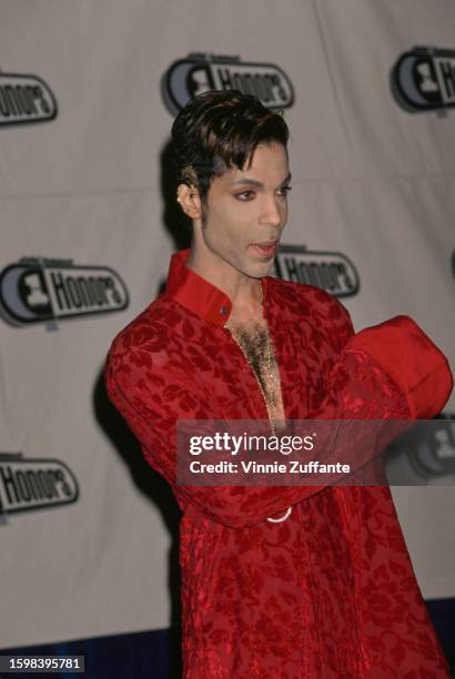 Prince attends 4th Annual VH1 Honors Awards at Universal Studios in Universal City, California, United States, 10th April 1997.