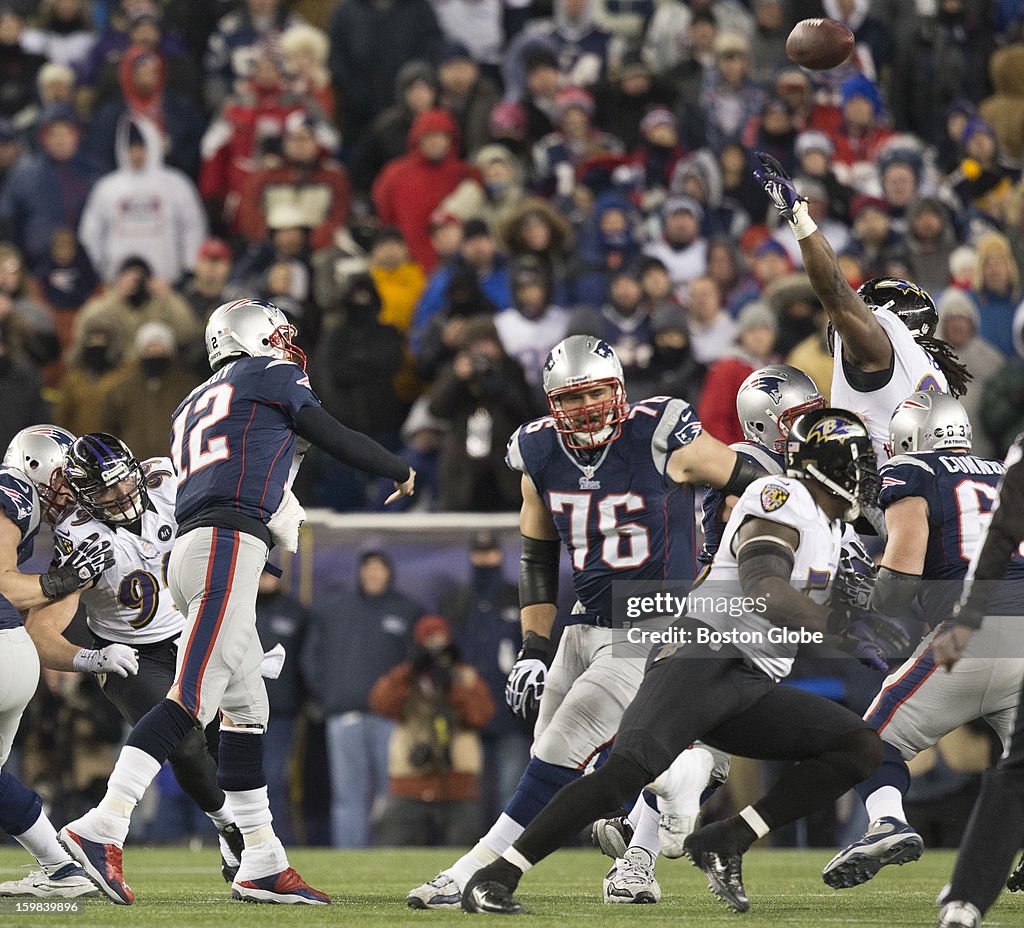 AFC Championship: Baltimore Ravens Vs. New England Patriots