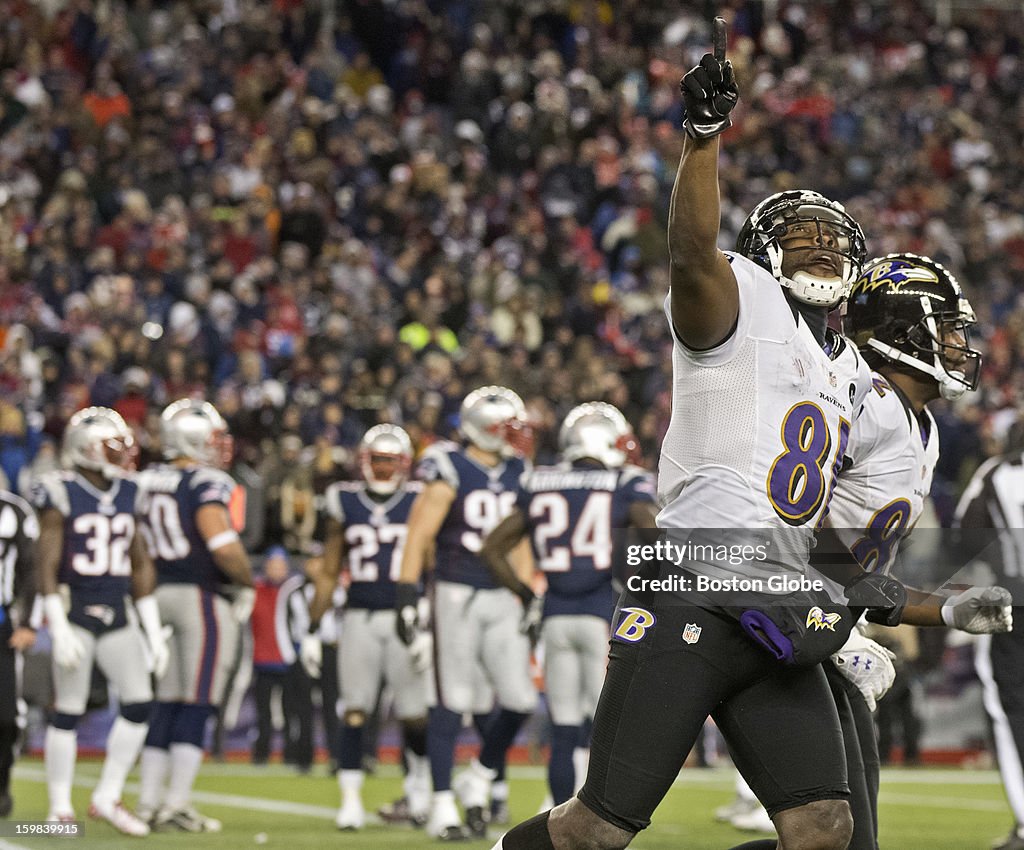 AFC Championship: Baltimore Ravens Vs. New England Patriots