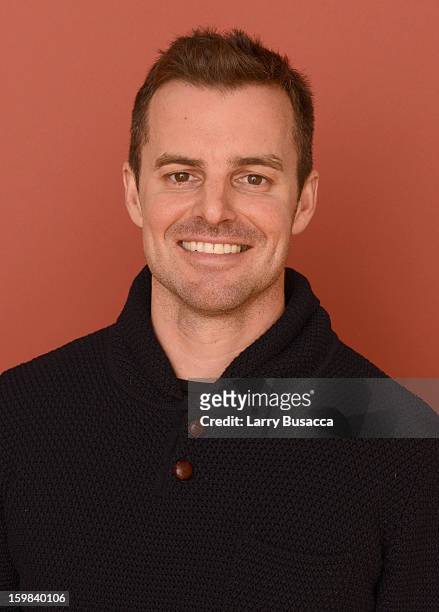 Director Chris Nelson poses for a portrait during the 2013 Sundance Film Festival at the Getty Images Portrait Studio at Village at the Lift on...
