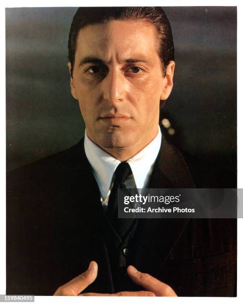 Al Pacino in a scene from the film 'The Godfather: Part II', 1974.