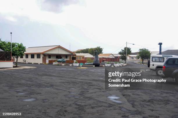 george town, ascension island. - exile stock pictures, royalty-free photos & images