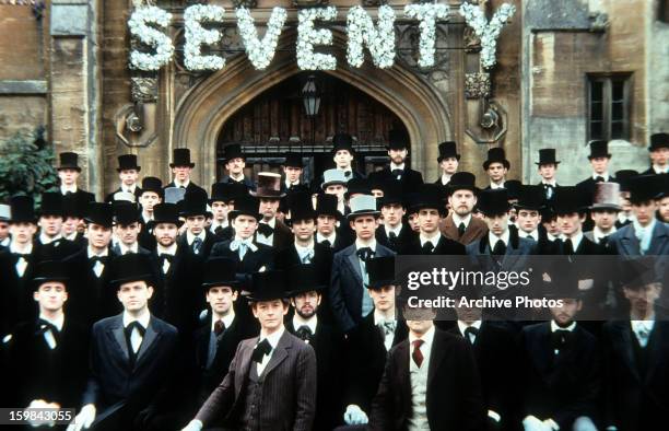 The cast of the film 'Heaven's Gate', 1980.