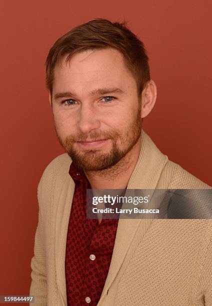 Actor Brian Geraghty poses for a portrait during the 2013 Sundance Film Festival at the Getty Images Portrait Studio at Village at the Lift on...