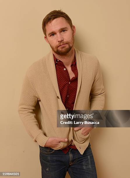Actor Brian Geraghty poses for a portrait during the 2013 Sundance Film Festival at the Getty Images Portrait Studio at Village at the Lift on...