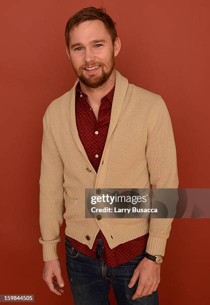 Actor Brian Geraghty poses for a portrait during the 2013 Sundance Film Festival at the Getty Images Portrait Studio at Village at the Lift on...