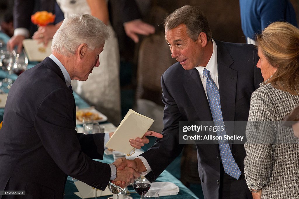 Barack Obama Attends The Inaugural Luncheon