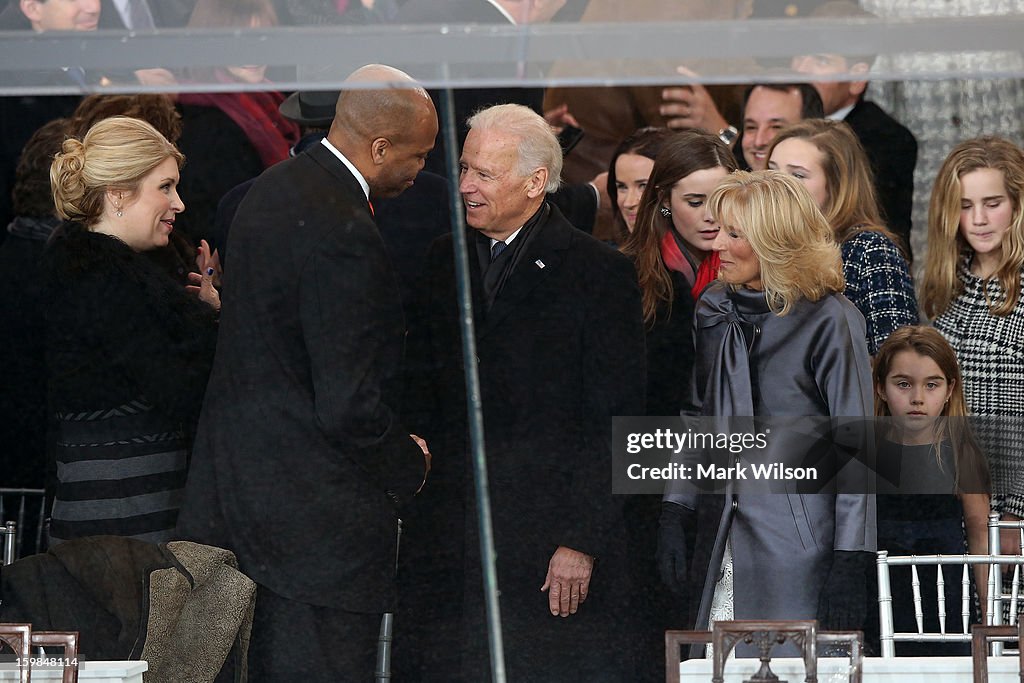 Inaugural Parade Held After Swearing In Ceremony