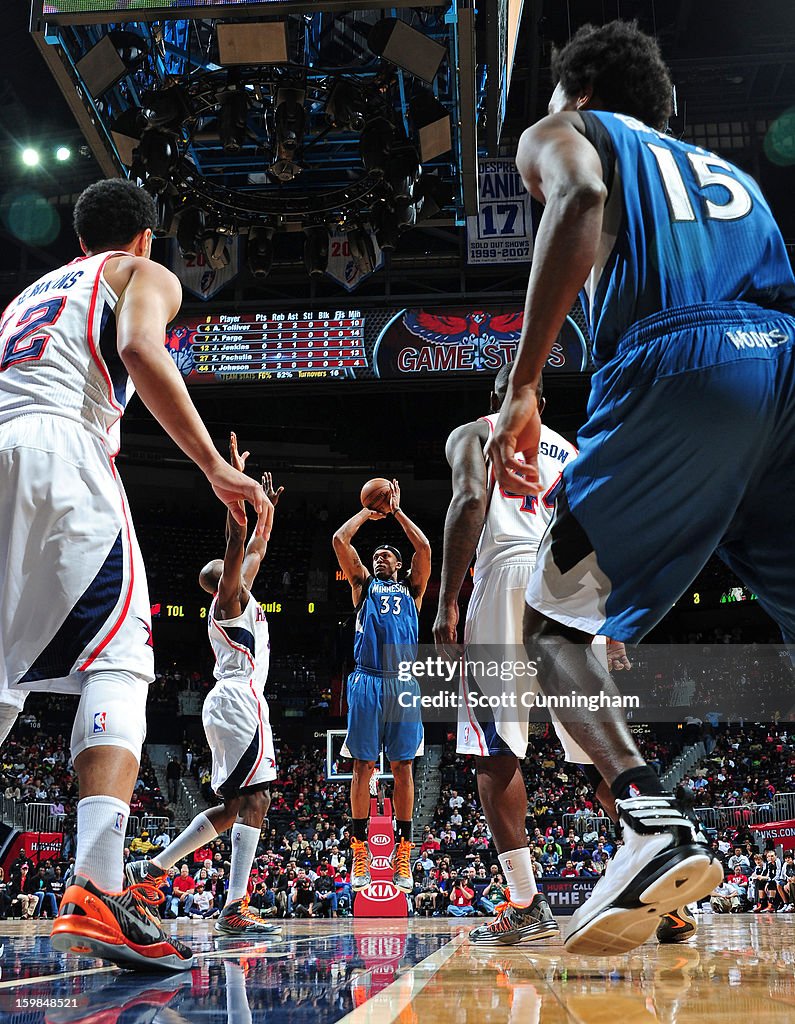 Minnesota Timberwolves v Atlanta Hawks